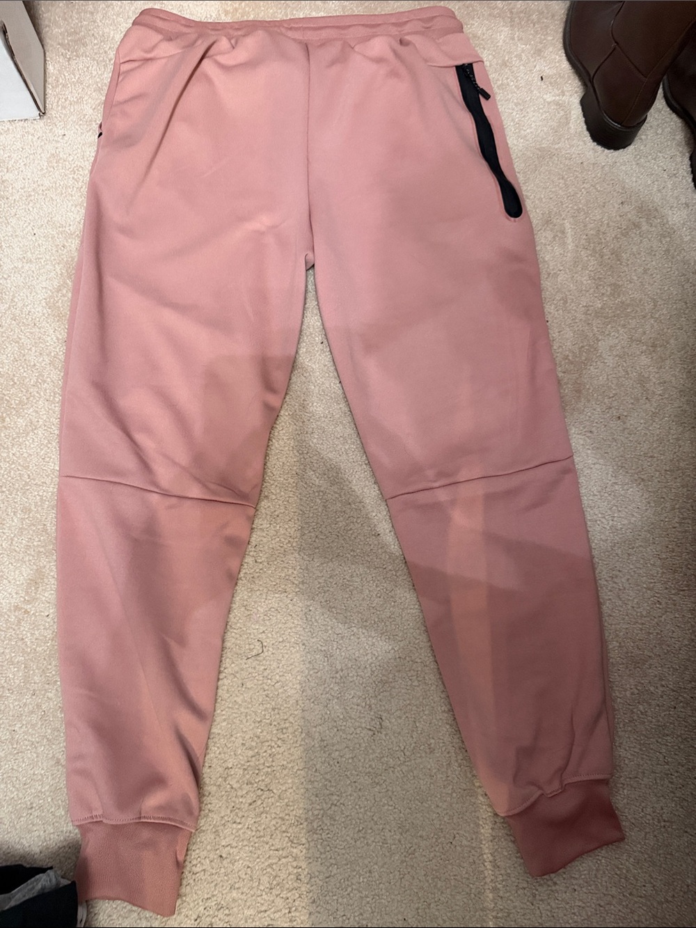 Nike Dusty Rose Hooded Utility Jacket & Joggers Set with Black Trim - Picture 16 of 16